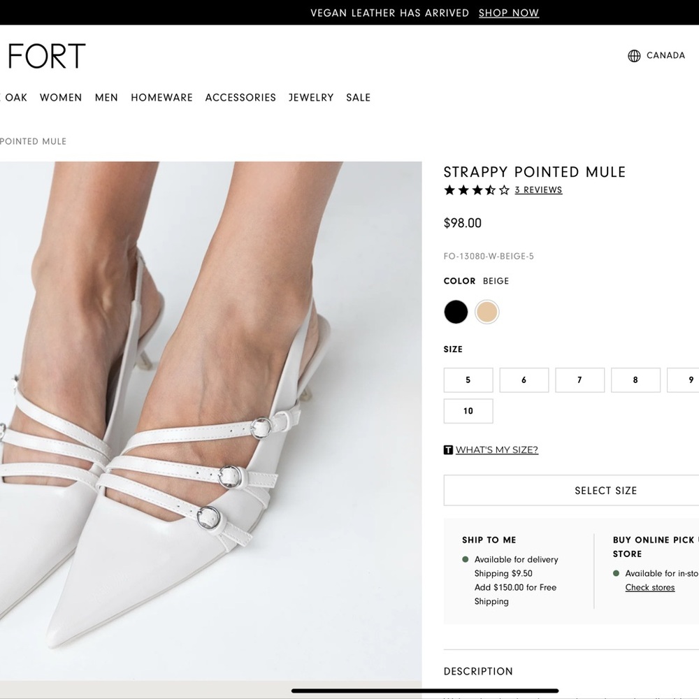 OAK + FORT Taupe Strappy Heels - Picture 4 of 4